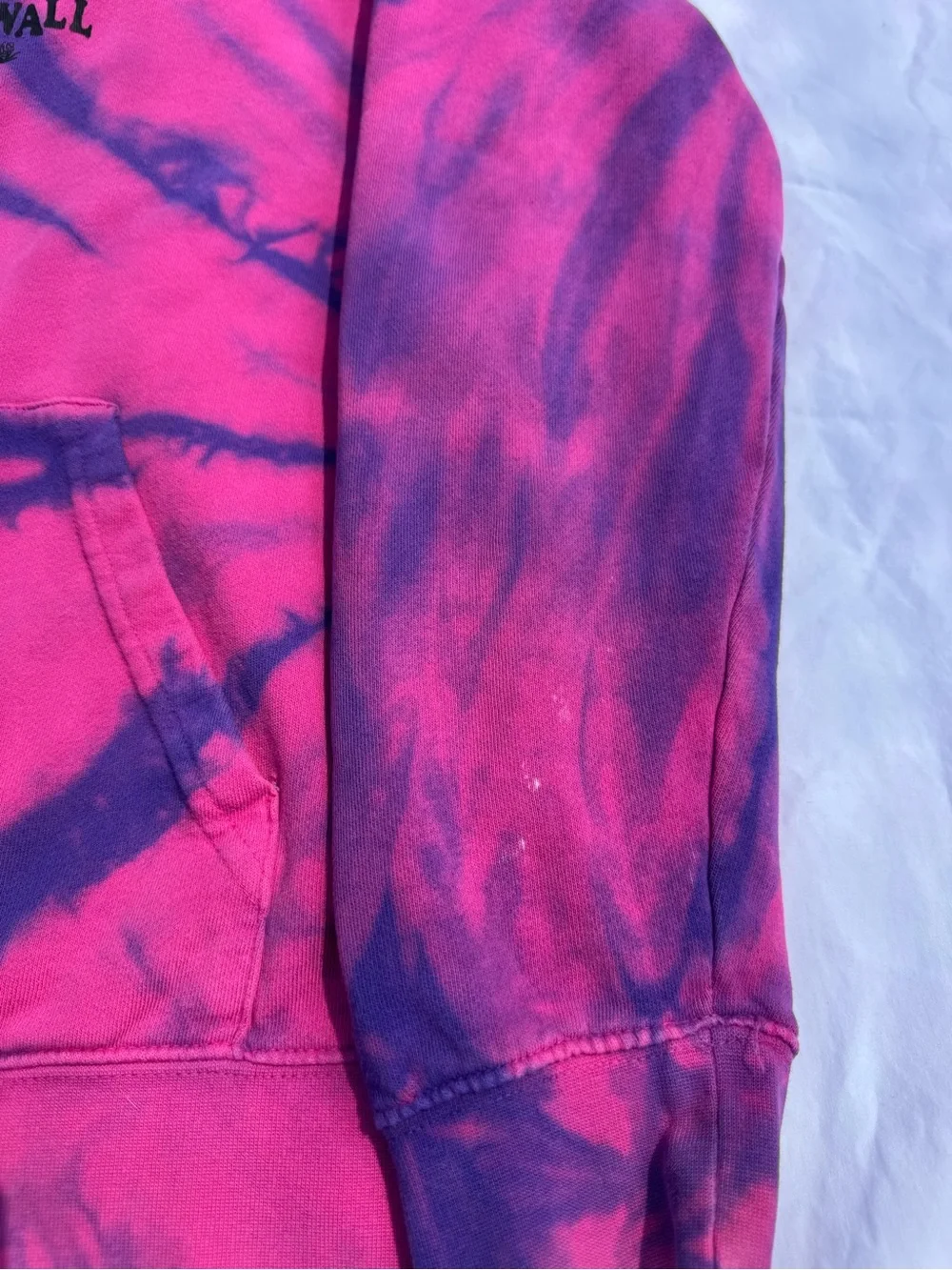 Vans Kids Pink and Navy Tie-Dye Sweatpants